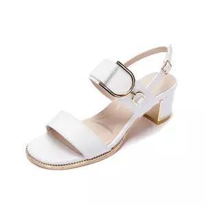 엠.무크 조엘 골드버클 스트랩샌들 화이트 516323507ZY