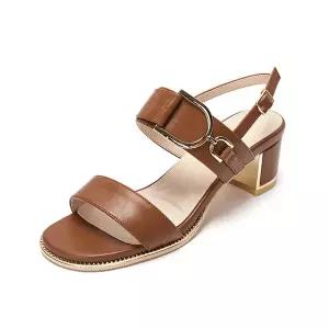 엠.무크 조엘 골드버클 스트랩샌들 브라운 516323507ZM