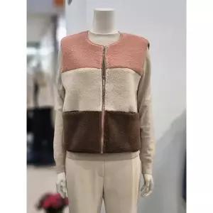 [하프클럽/오프리미츠]오프리미츠 세이브존02 삼단 뽀글 조끼 M23VT1B06