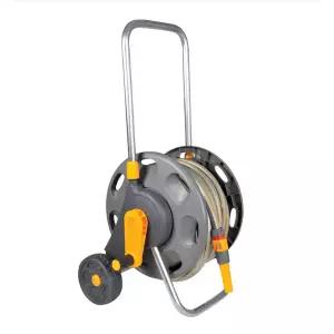 호제록 2488 바퀴 호스릴 세트 25m 이동식 정원 물주기 관수 세차 물호스