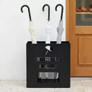 HICKIES 병원 카페 미용실 풀메탈 직사각 공간활용 디자인 우산꽂이 특대형 22구