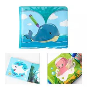 아기 목욕놀이 색체인지 바다동물 목욕책 장난감 12개월장난감 아기교구 추천