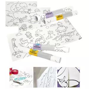 어린이집 유아미술 벽에붙이는 동물 공룡 색칠도안 컬러링포스터 추천 색칠북