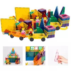 어린이집 유아 블록놀이 자석블럭 장난감 300p 자석블럭추천 두뇌발달 IQ블록