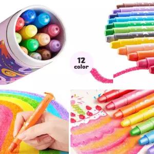 유아미술 돌려쓰는 워셔블 반짝이 크레용 워셔블크레파스 어린이집생일선물