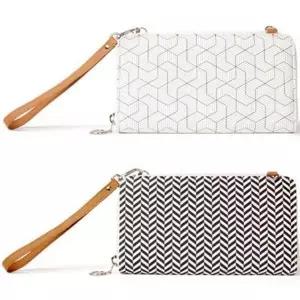 여성 장지갑 휴대폰 수납 지퍼형 가벼운 크로스 지갑 데일리