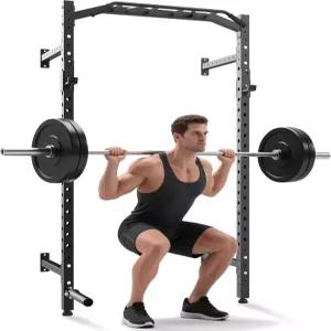 가비 월 장착 파워 랙 홈 체육관용 1600LB 상업용 스쿼트 멀티 그립 풀업 바 제이컵 및 차고 지뢰 부착물