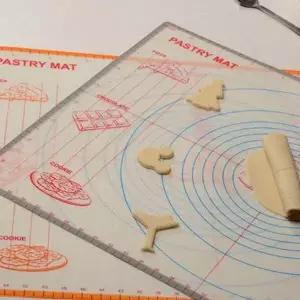 논슬립 베이킹 실리콘 매트 반죽용 베이킹 작업 매트 조리용 제과