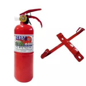 자동차 가정용 소형 분말 소화기 거치대세트 업소용 유치원 상가