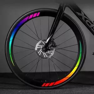 8개 자전거 스티커 로드 자전거 스티커  산악 바퀴 장식 방수 바퀴 그룹 데칼