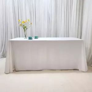 일체형 행사용 테이블보 두꺼운 폴리에스테르 식탁보 광폭 사각