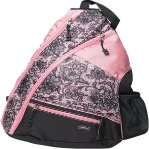 글러브 잇 슬링백 - 19인치 x 13인치. 조절 가능한 스트랩이 있는 피클볼백 클립온 슈백 포함 기능성