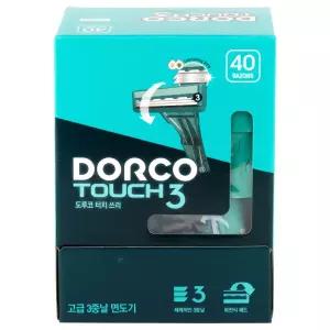 도루코 터치3 일회용 면도기 40개