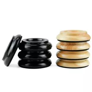 다리 받침대 피아노 발받침 소음방지 원목 블랙 브라운