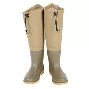 낚시 초경량 부츠 레인 장화 작업 핀펠트 횟집 갯바위 무릎 슈즈 방수 올리브 카키