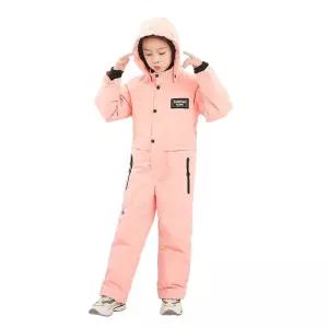 올인원 보드복 방수 중학생 세트 눈썰매복 두꺼운 옐로우  썰매복 핑크 방한복 점프슈트