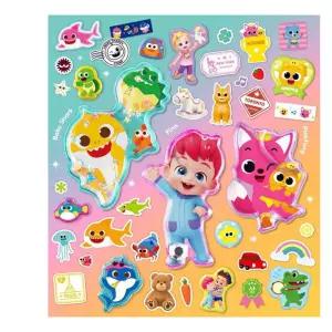 핑크퐁 스티커북 집중력 유치원 아동용스티커 딸아이 유아스티커 미술놀이