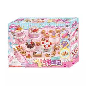 요리놀이 생크림 케이크 유아교구 두돌아기 유아기관 쿠킹토이 유치원 4세