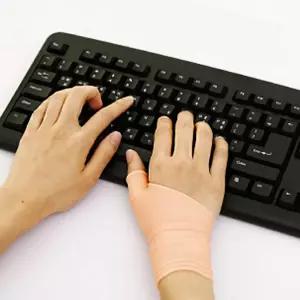 실리콘 팔목 방수 보호대 손목 밴드 엄지 아대