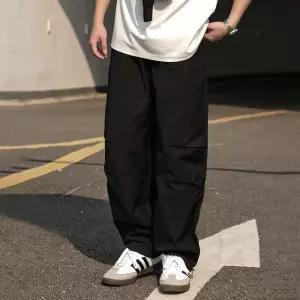 남친 팬츠 남색 면 캐주얼 아웃도어 일자 좋아하는 등산 여자친구가 속건 남봄 바람막이팬츠 산계 MODU1