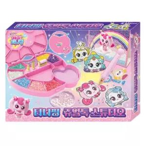 소꿉놀이장난감 티니핑 보석 키링만들기 미모가꾸기 미용 여자아이 여아