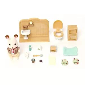 토끼인형 목욕탕놀이 동물 딸아이 역할놀이 미니어처 인형놀이 이모선물