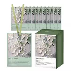 보네센트 옷장 방향제 11g 10개 가드니아 블랑 순수한 화이트플로럴 향