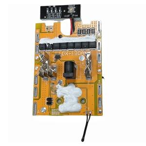 ABLJ 전기 가위 해머 부품 18650 앵글 그라인더 부품용 사이드 라이트 고출력 보호 플레이트 21V 8MOS