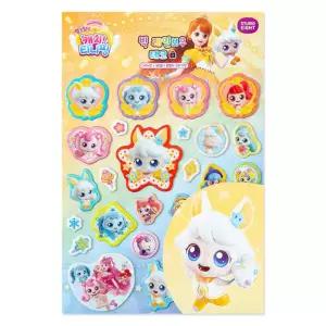 아기완구 특수코팅 레인보우스티커 붙이기놀이 유아교구 유아스티커 욕조