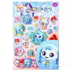 아이장난감 꾸미기 스티커 아기용스티커 유아교구 욕조 스티커북 미술놀이