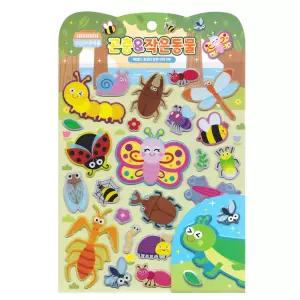 스티커장난감 곤충 붙혔다 떼었다 꾸미기 유아교구 방학선물 스티커북 학습