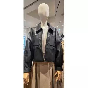 [로프나인](김해점)숏 레더 쟈켓 M26101034