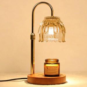 타이머 디밍 가능한 브라이트쇼 캔들 워머 램프, 엄마의 날/생일 선물, 엄마를 위한 집 따뜻하게 새 집, 침실 거실을 왁스 멜트 모던 농가 장식