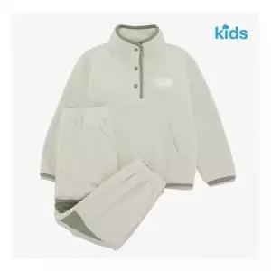 [노스페이스]키즈 NT7TR58U 카키 파인콘 플리스 상하세트 945506