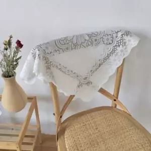 레이스 식탁보 레이스 테이블보 자수 홈카페 인테리어 티테이블