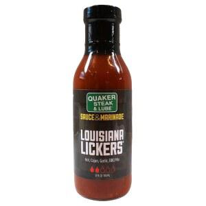 퀘이커 스테이크와 루브 루이지애나 핥기 윙 소스 - 퀘이커 스테이크 12온스 유리병 & 루브 루이지애나 핥기 치킨 윙 소스