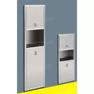 픽바이 핸드타올디스펜서 휴지통 내장형 케이스 스테인레스 타입