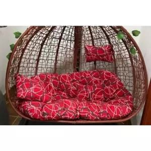 픽바이 대형 라탄 흔들그네의자 의자 야외 쿠션 그네 흔들