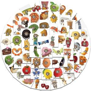 방수 고양이 스티커 노트북 꾸미기 다꾸 장식 세트 소품