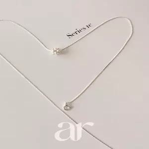 포도알 실버 볼 네크리스 ac6674