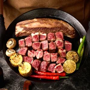 [우골찬]기름손질 우대갈비 2kg 캠핑음식 초이스등급 6 7 8번 꽃갈비 시즈닝 포함