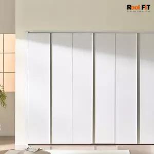 무몰딩 화이트매트 여닫이 붙박이장_300cm (10자)