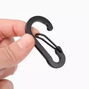 비너 카라비나 키링 캠핑 다용도 슬라이드락 카라비너 고리 가방고리 5cm