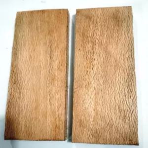 AMJ 공예 안정화 천연 화이트 오크 나이프 저울 쌍 화과과 가족 하드 우드 핸들 DIY 제작 액세서리 곡물