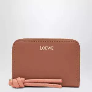로에베 콘트라스팅 노트 지퍼 풀 가죽 코인 지갑 CEM1ZCPX02LE 6255