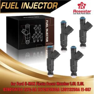 포드 C-MAX 피에스타 포커스 몬데오 1.8L 2.0L용 인젝터 4개 0280156154 1S7G-GA 1S7G9F593GA L30113250A F