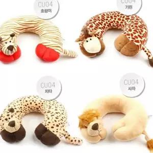 [베스트TOP100]동물 목베개 캐릭터 쿠션 귀여운 이동용 여행용 숙면 낮잠 소프트목 자동차 차량용 맘모스