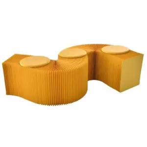 종이의자 인테리어 가정용 공간활용 페이퍼벤치 공간