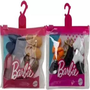 바비 켄 신발 액세서리 팩 번들 - 세트당 총 9켤레의 인형 5 4 3세 이상 (2팩)