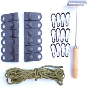 수헬스네스트 모피 스크레이퍼 탈모 나이프 트랩 태닝 동물 가죽 건조 시스템 도구 한 손 잠금 핸들